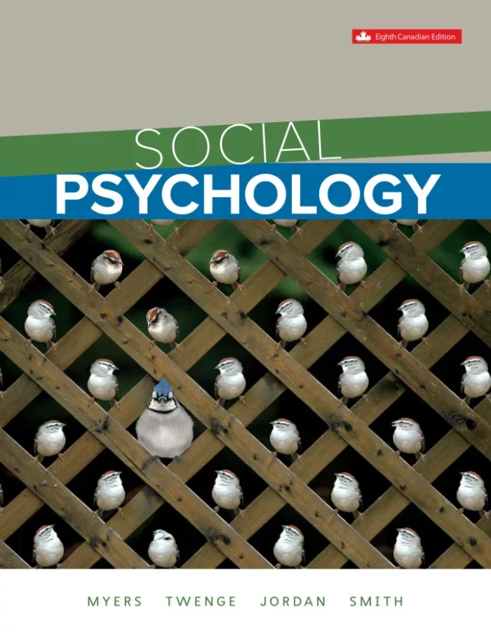 Social Psychology (8th Canadian Edition) – PDF